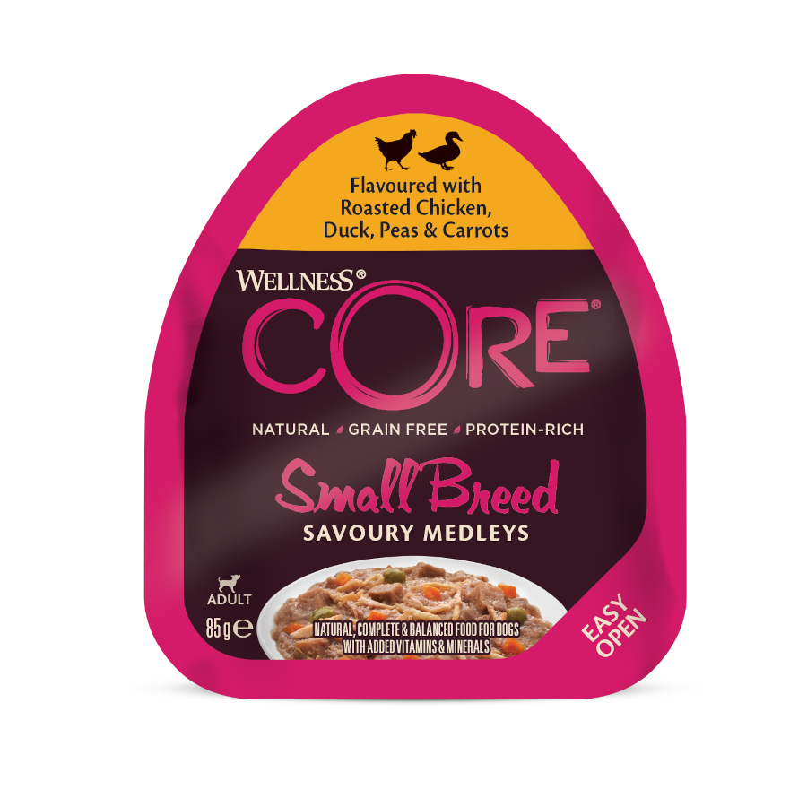 Wellness Core Small Breed Grain Free Frango e Pato terrina para cães